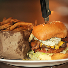 Burntwood Tavern Burger and Fries