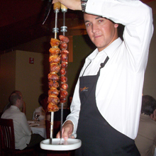 Brasa skewered meat 